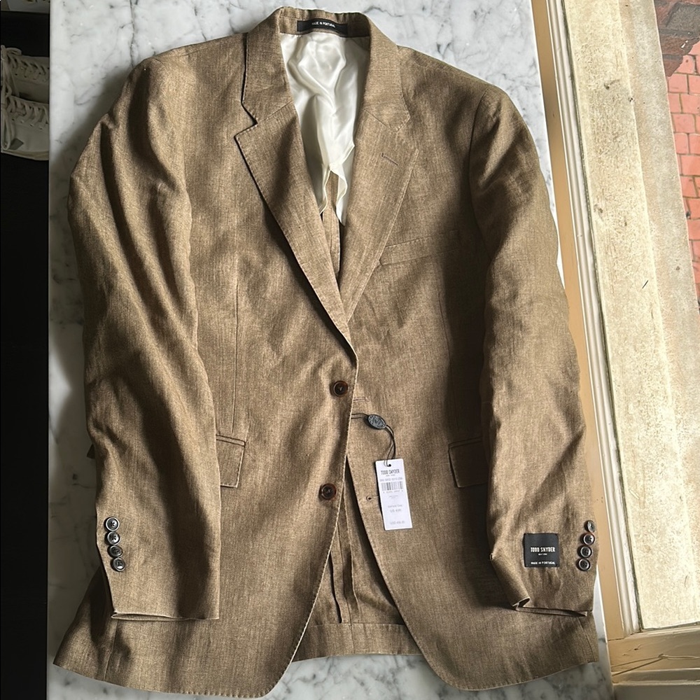 Todd Snyder - Italian Linen Sutton Jacket - Safari Tan